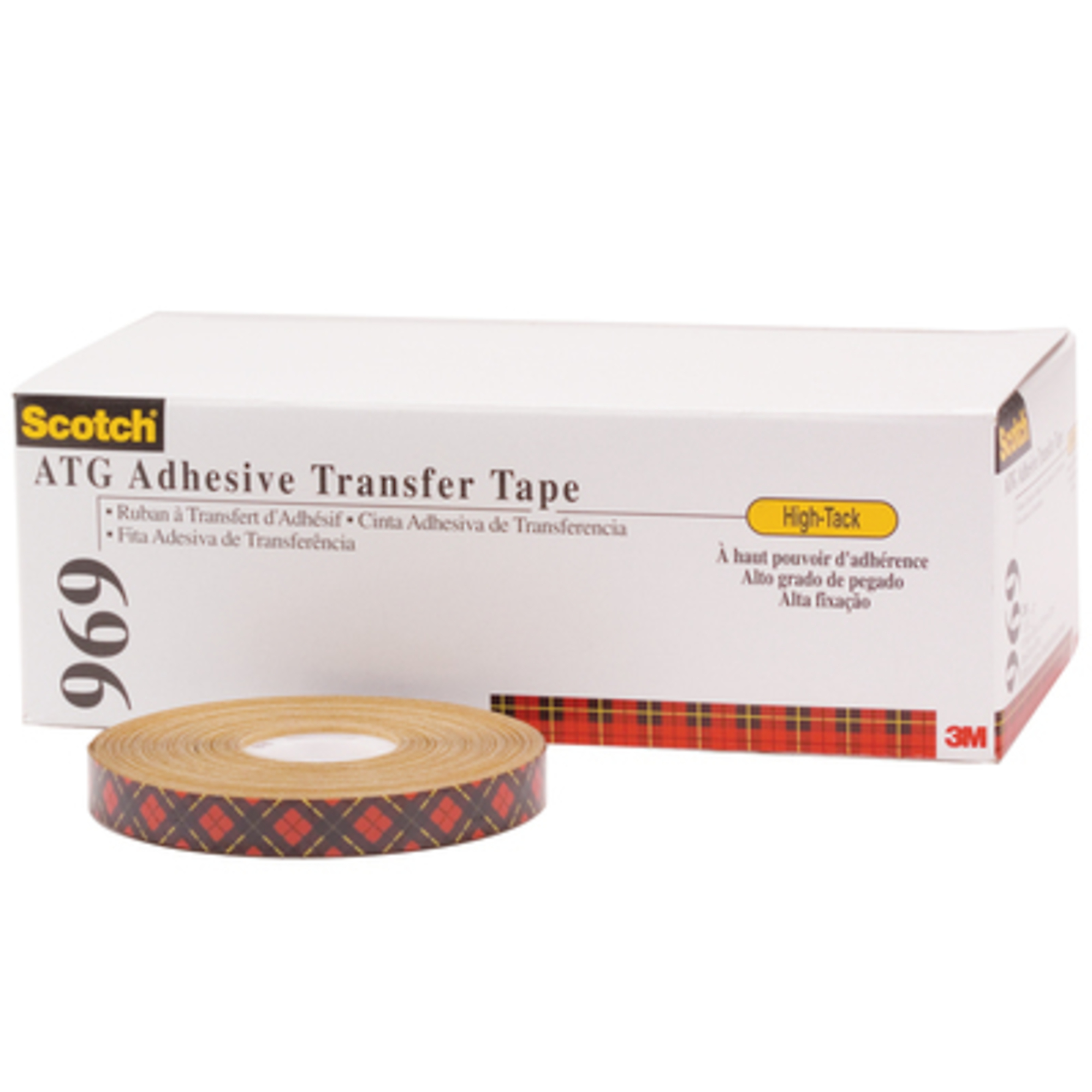 Scotch 3M 969 Adhesive Transfer Tape - 1/2in. x 18 yds., High Tack, High Strength, Model# T963969